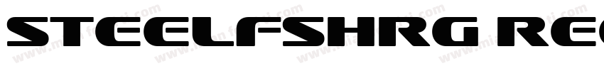 SteelfshRg Regular字体转换